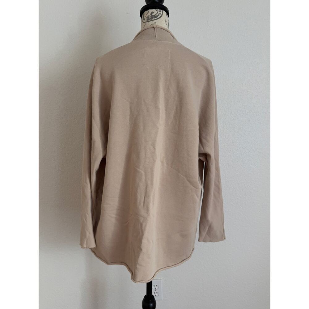 B58 Frank & Eileen Barbara Fleece Cardigan Sweater XS Open Neutral‎ Classic - Picture 3 of 6